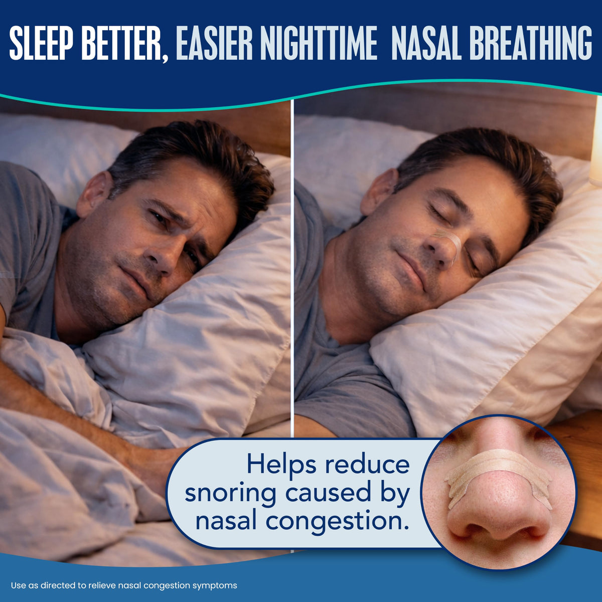 Breathe Right Nasal Strips Large, Relieves Nasal Congestion - 30 Count - image 3