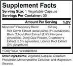 Menovair Natural Menopause Support Supplement for Women - 30 Vegetarian Capsules - image 3