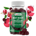 YUM-V'S Beet Root Gummies with Magnesium & Vitamin C - 60 Count