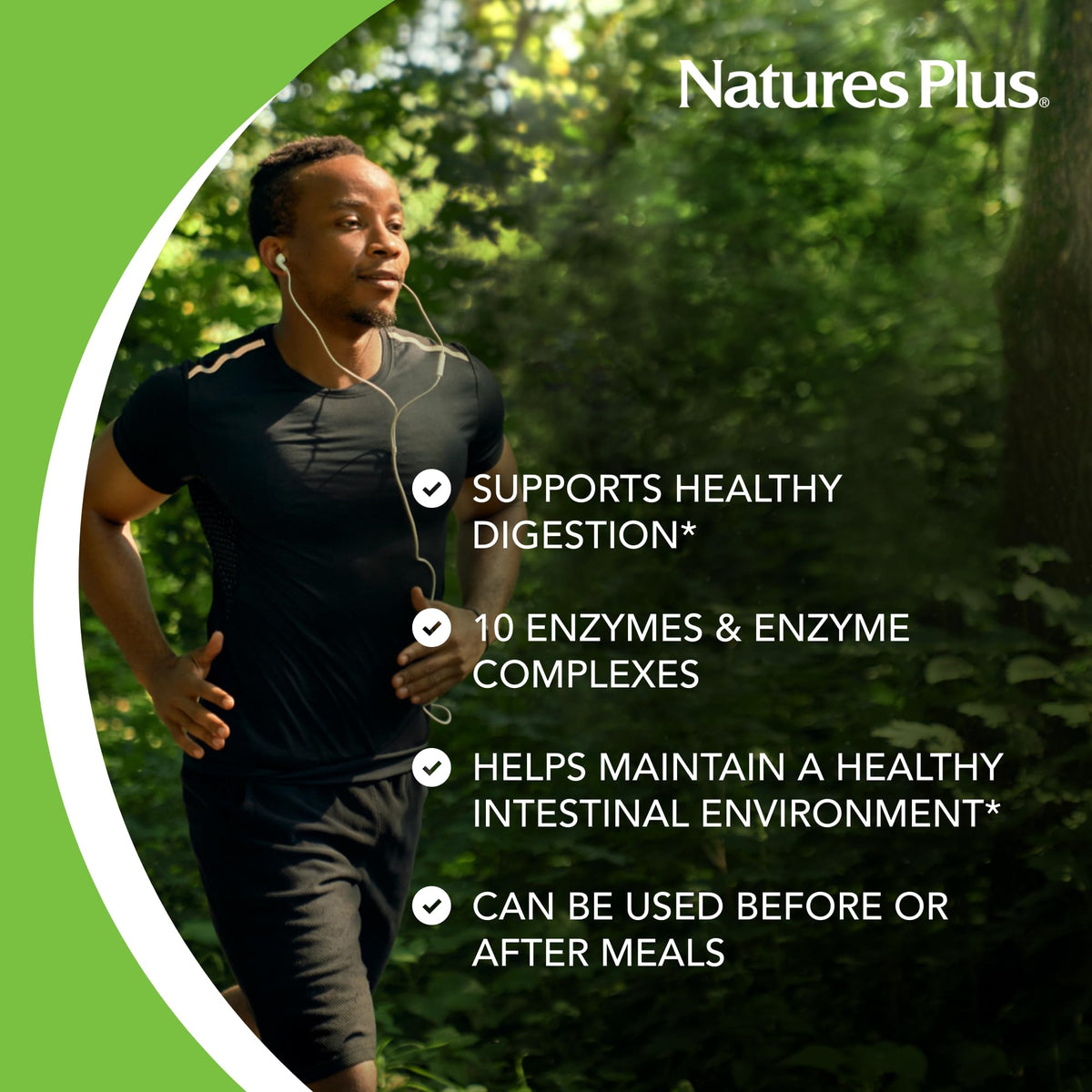 NaturesPlus Natures Plus ActiZyme - Gut Health Supplement