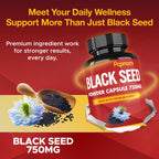Papnami Black Seed Powder Capsules 750mg - 90 Count - image 6
