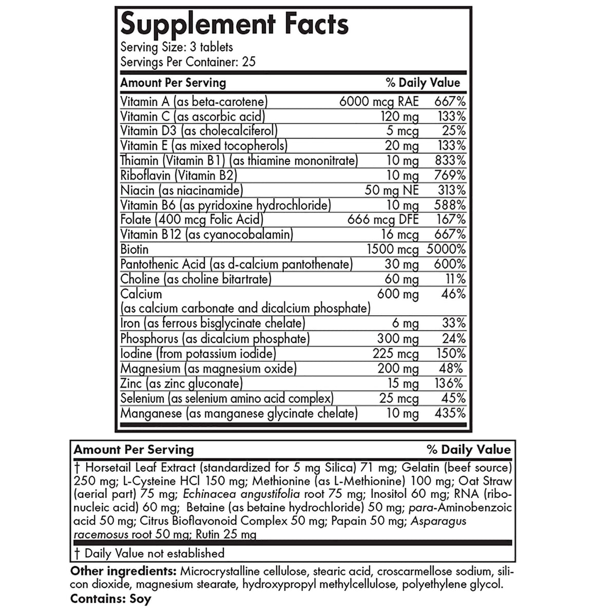 Futurebiotics Hair, Skin & Nails Beauty Multivitamin - 75 Tablets - image 8