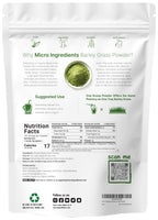 Micro Ingredients Organic Barley Grass Powder - 16 Ounces - image 2