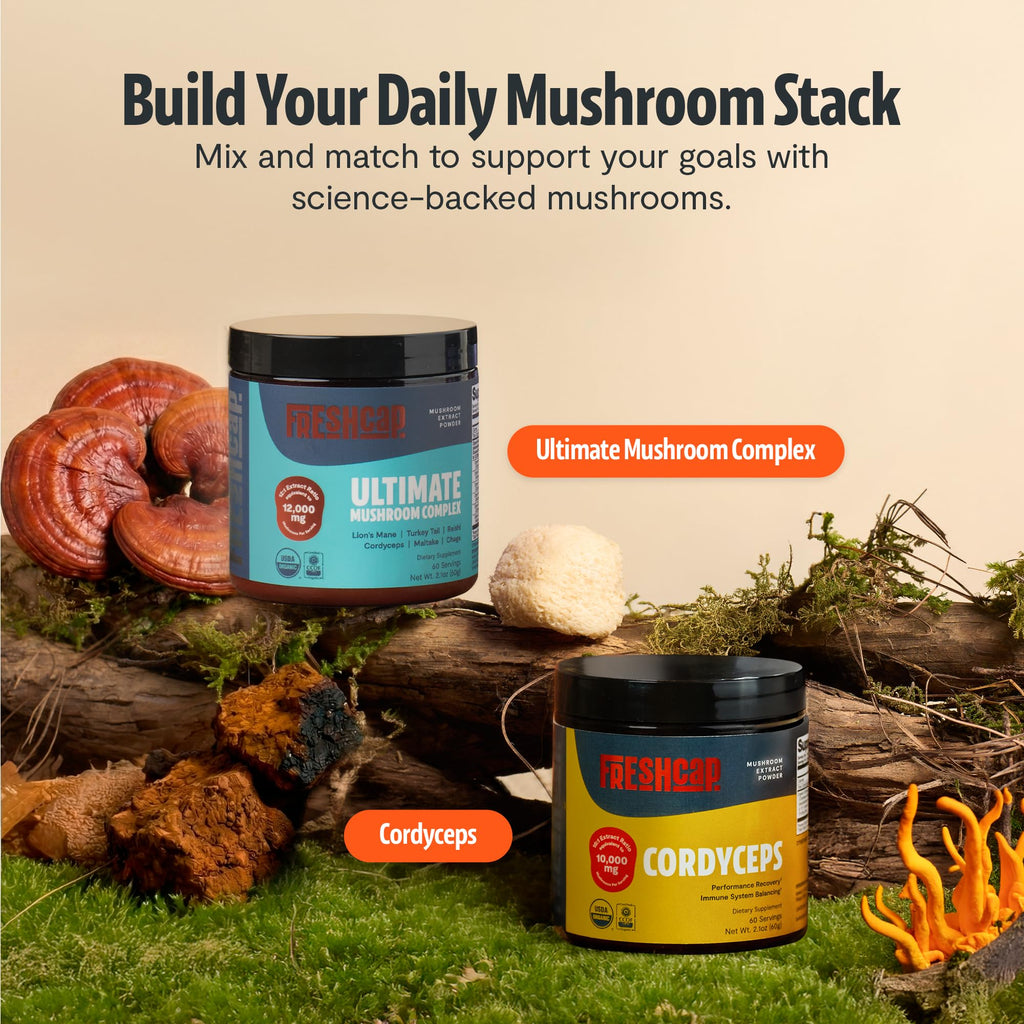FreshCap Mushrooms Ultimate Mushroom Complex Powder - 60 Servings - image 8