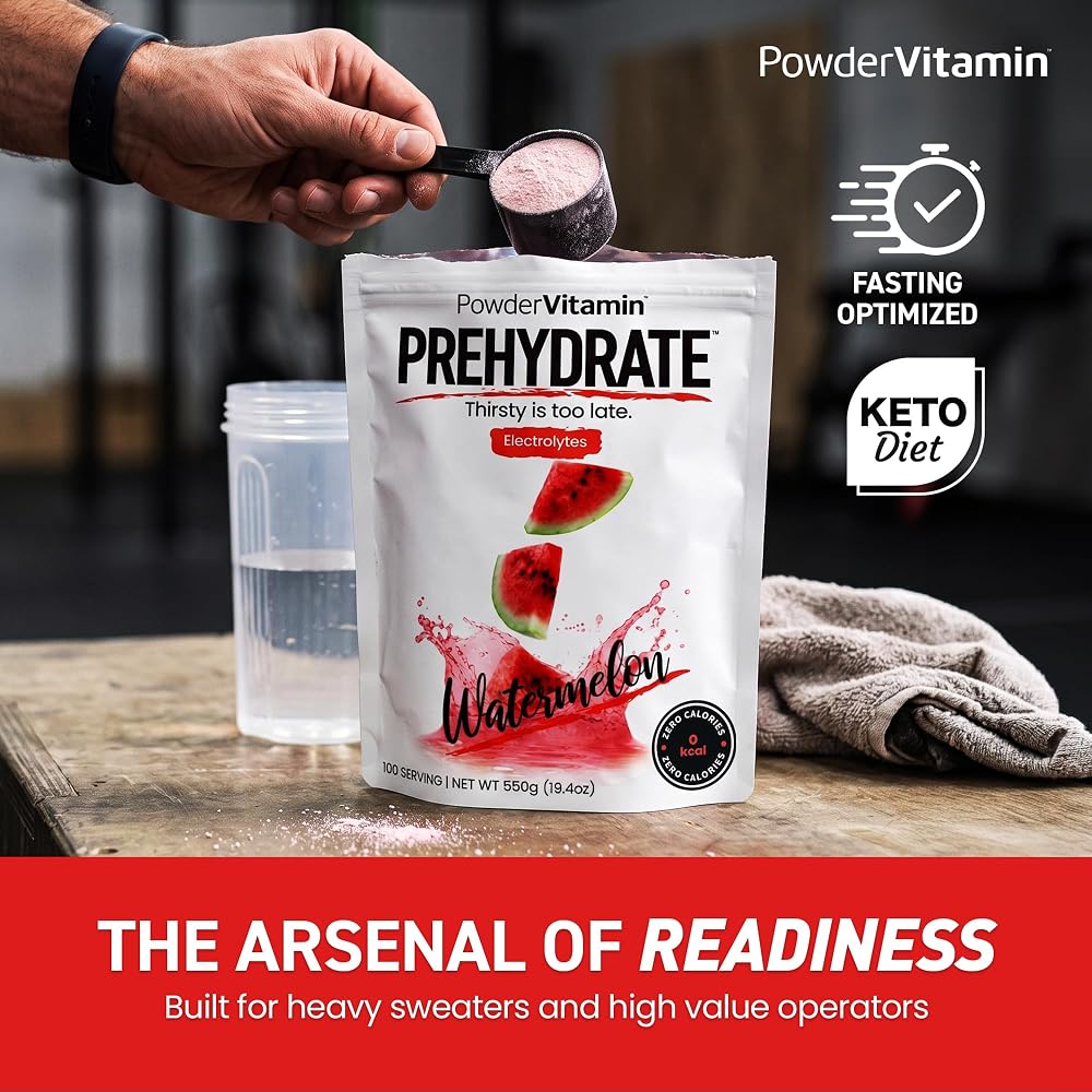 PowderVitamin Electrolytes Powder Plus Watermelon - 100 Servings - image 3
