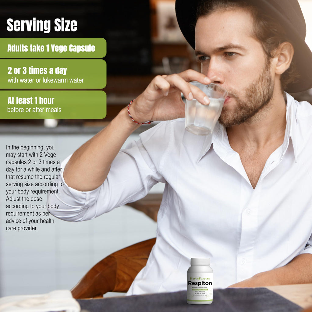 Herbsforever Respiton Respiratory Care Supplement - 90 Vegetarian Capsules - image 4