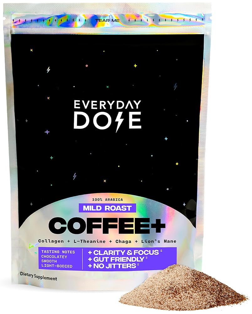 Everyday Dose Premium Adaptogenic Mushroom Coffee - 30 Servings