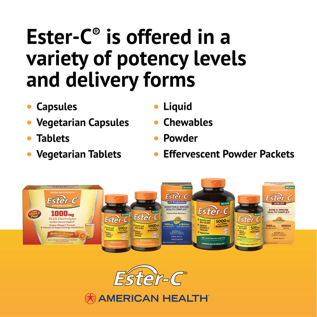 American Health Ester-C with Citrus Bioflavonoids - 90 Capsules - image 7