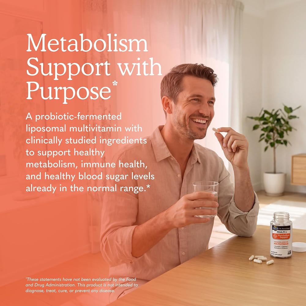 Garden of Life Dr. Formulated Multi+ Metabolism Support - 30 Capsules - image 2