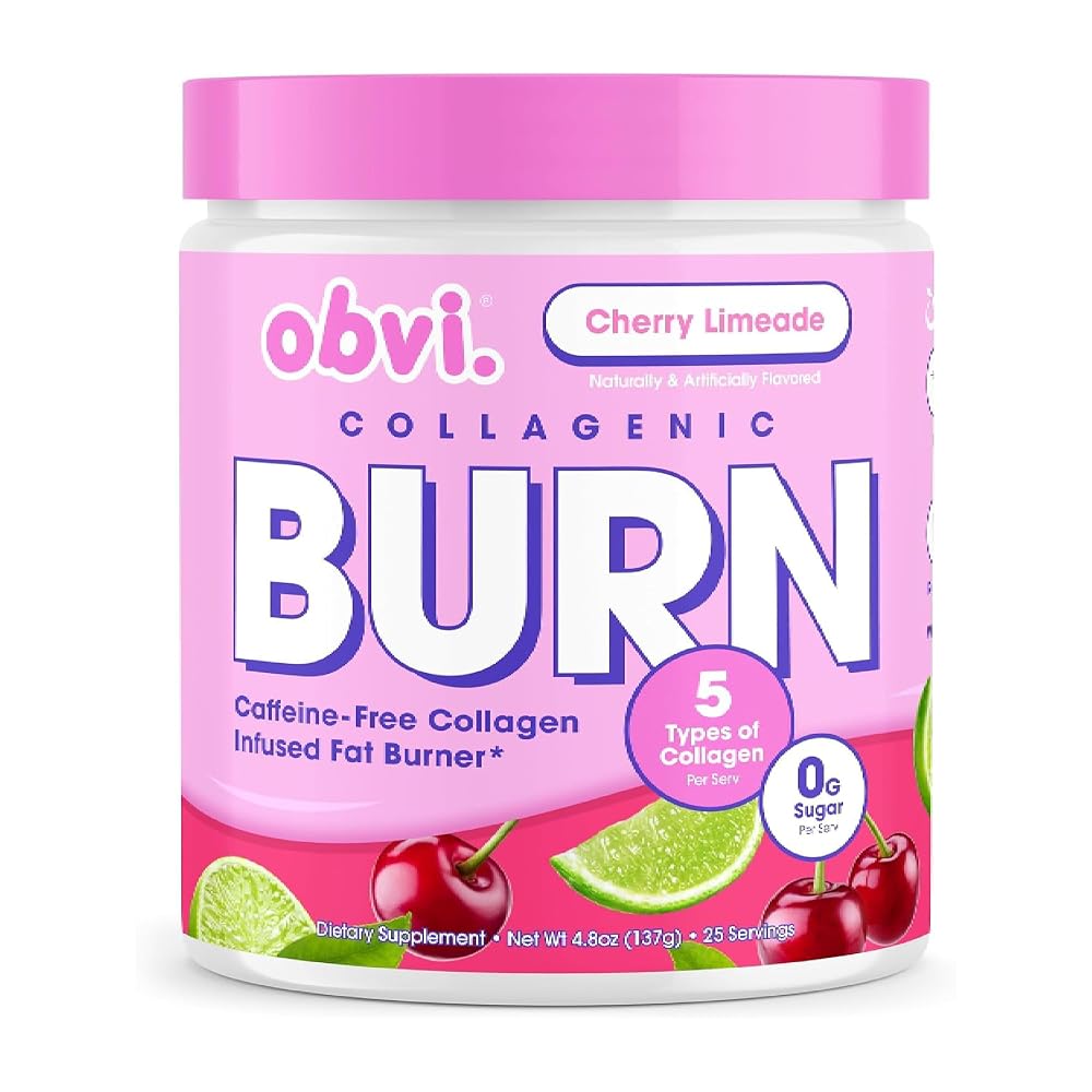 Obvi Collagenic Burn Powder, Collagen Peptide Blend