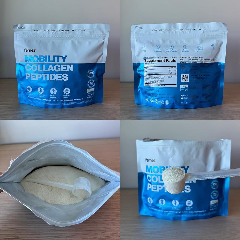 Fernes Mobility Collagen Peptides Powder with Glucosamine