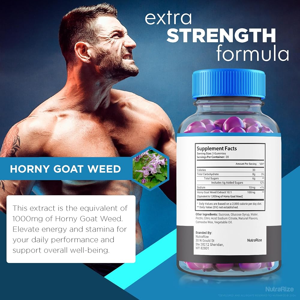 NutraRize Erectifil 1000 MG Gummies for Men - 60 Gummies - image 6