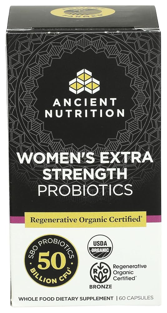 Ancient Nutrition Probiotics Women's Extra Strength 50B - 60 Count
