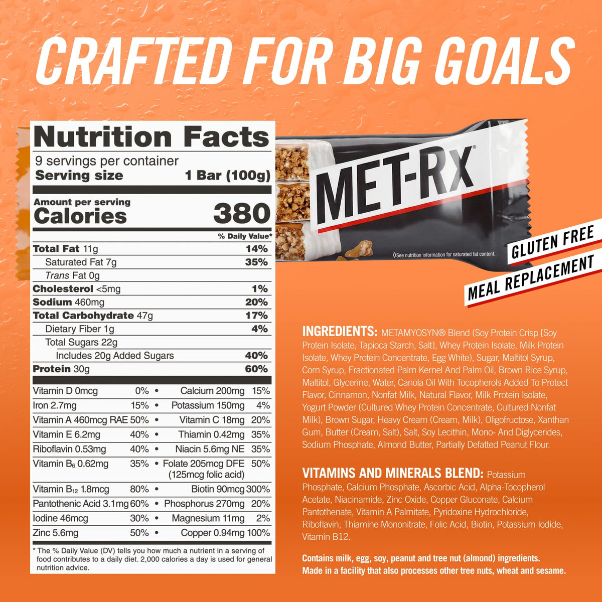 MET-Rx Big 100 Granola Protein Bar