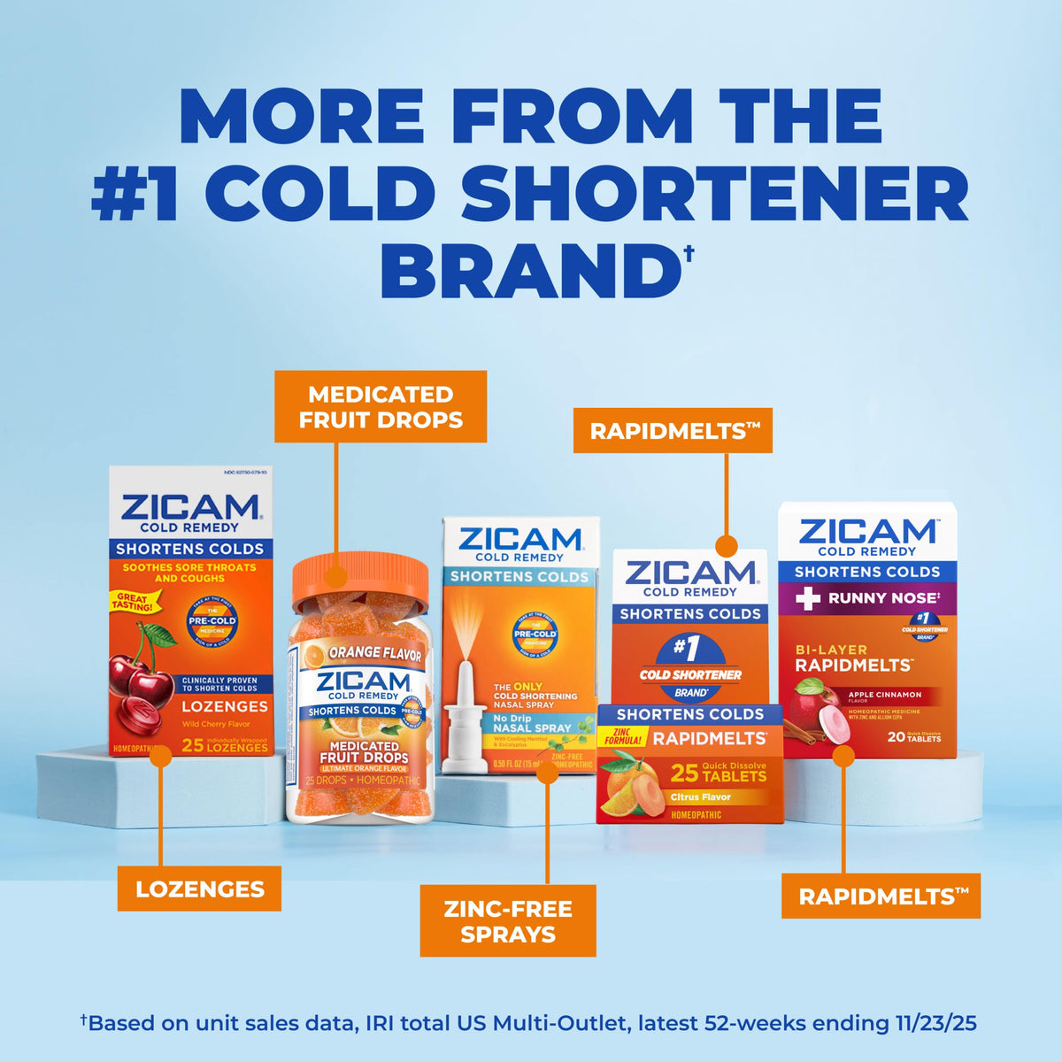 Zicam Cold Remedy Zinc Medicated Fruit Drops Orange - 25 Count - image 9