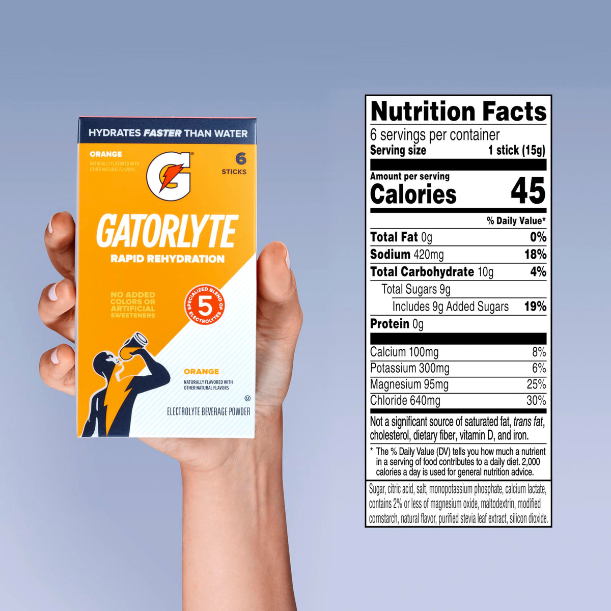 Gatorlyte Rapid Rehydration Electrolyte Beverage