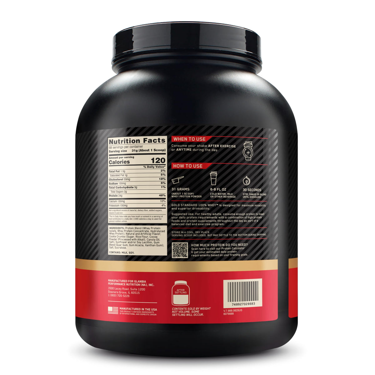 Optimum Nutrition Protein Supplement Powder