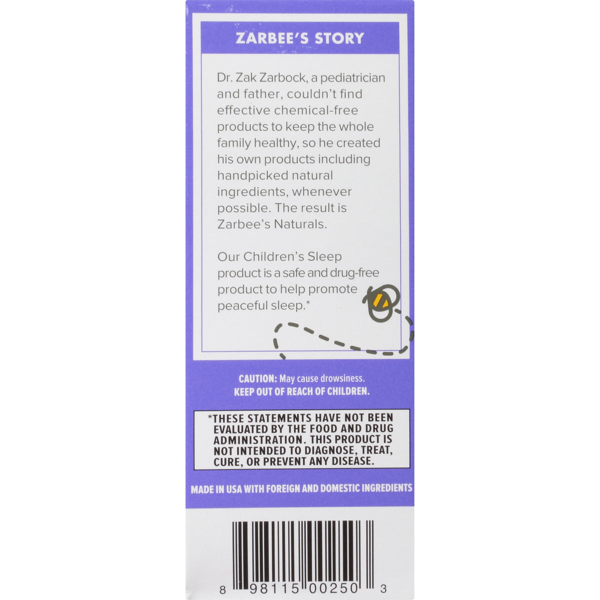 Zarbee's Naturals Children's Sleep Melatonin Chewable Tablets - 60 Count - image 2