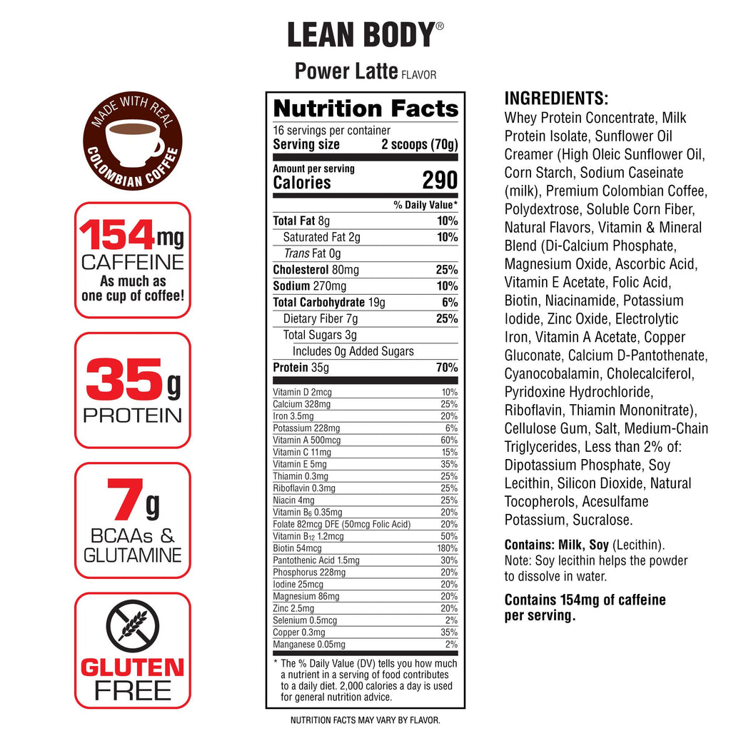 Labrada Nutrition Lean Body Hi-Protein Meal Replacement Shake