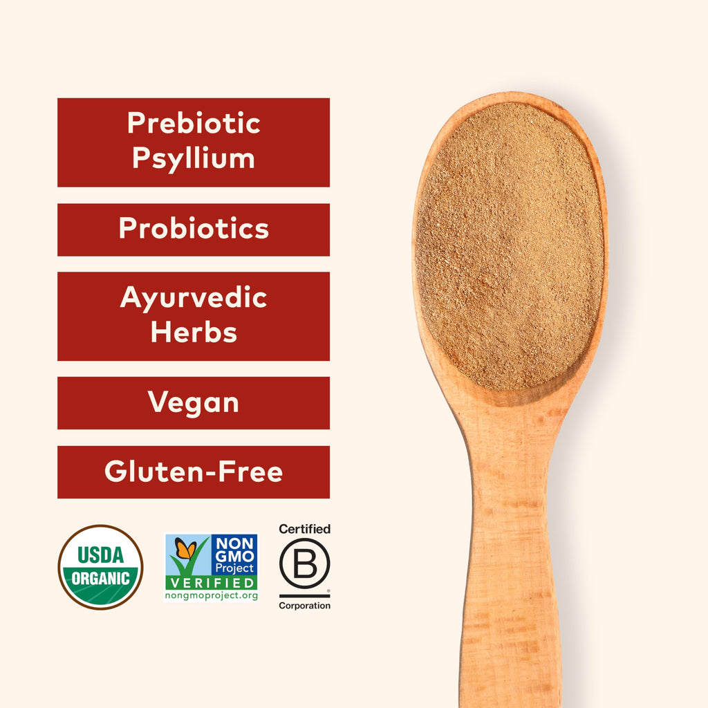 ORGANIC INDIA Psyllium Husk Pre & Probiotic Fiber