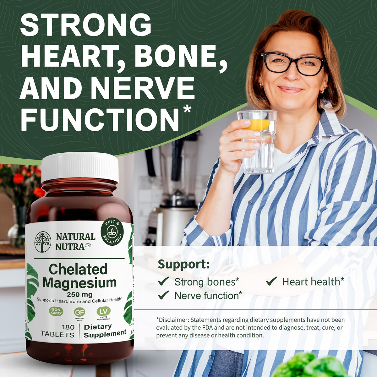 Natural Nutra Chelated Magnesium Oxide Supplement Parent