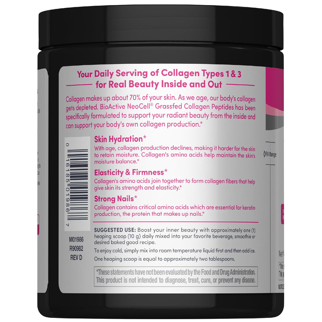 NeoCell Grassfed Collagen Peptides Powder - 7 oz - image 3