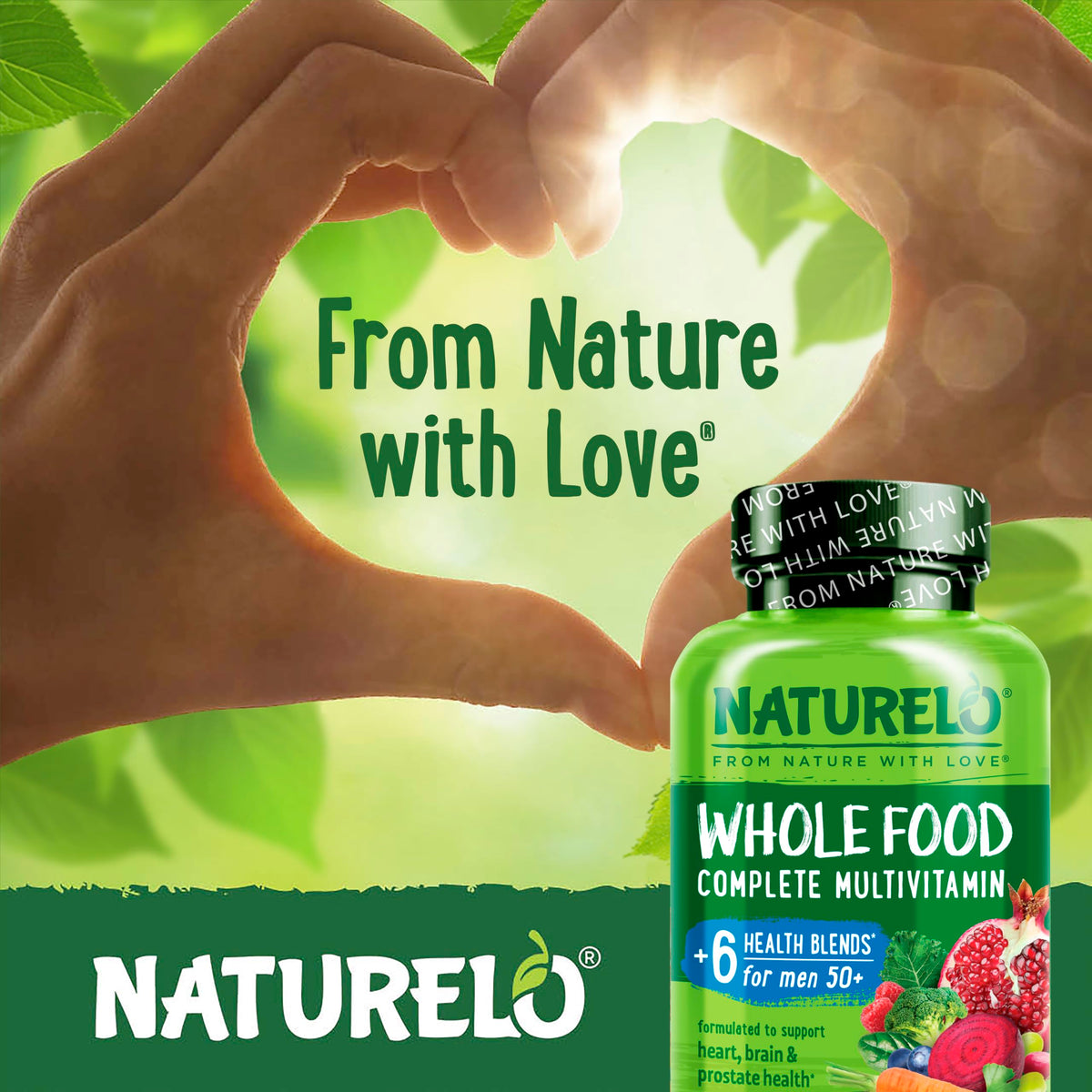 NATURELO Men's Multivitamin 50+ - 240 Vegetarian Capsules - image 5