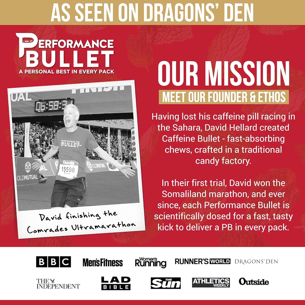 Caffeine Bullet Mint Energy Chews: 100mg Caffeine Kick