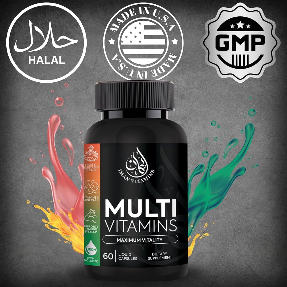 Iman Vitamins Halal Complete Multivitamin - 60 Capsules - image 4