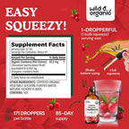 Wild & Organic Cranberry Extract Liquid Drops Urinary Tract Support - 4 oz - image 3