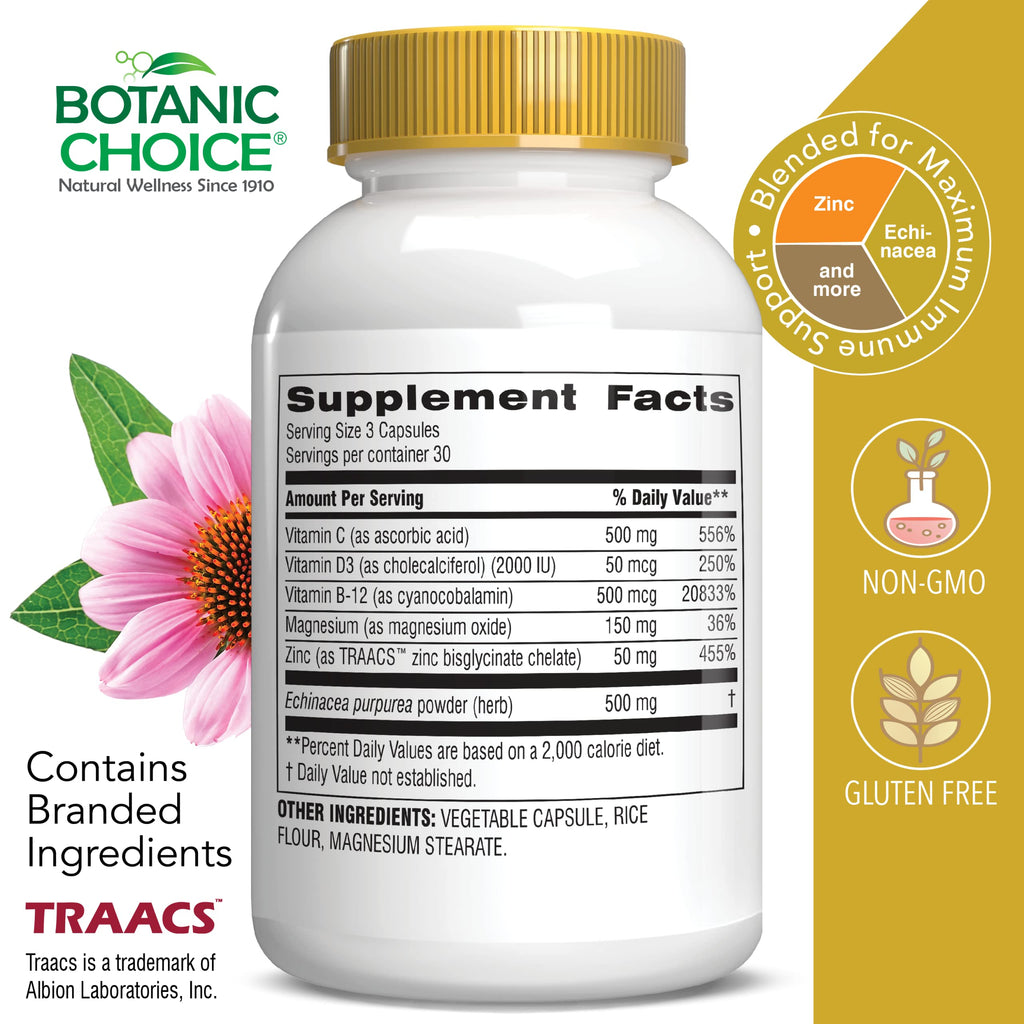 Botanic Choice Daily Immune Support with Vitamin C, Elderberry & Zinc - image 2