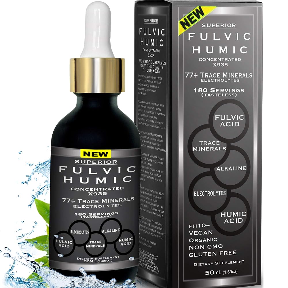 SUPERIOR Fulvic Minerals and Wild Oregano Oil Drops - 2 Piece Set - image 2