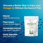 Micro Ingredients Vegan Omega 3 Algae Oil - 240 Softgels - image 3