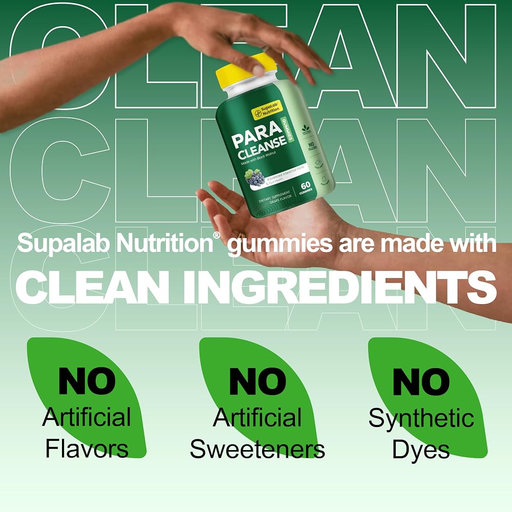 MEGNETA Para Detox & Cleanse Gummies - 60 Gummies - image 4