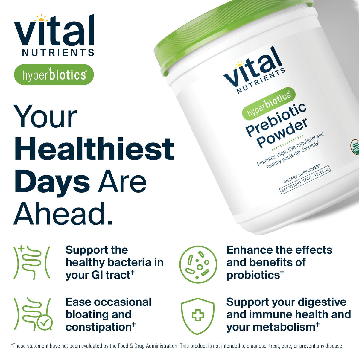 Hyperbiotics Vital Nutrient Prebiotic Powder - 54 Servings - image 7