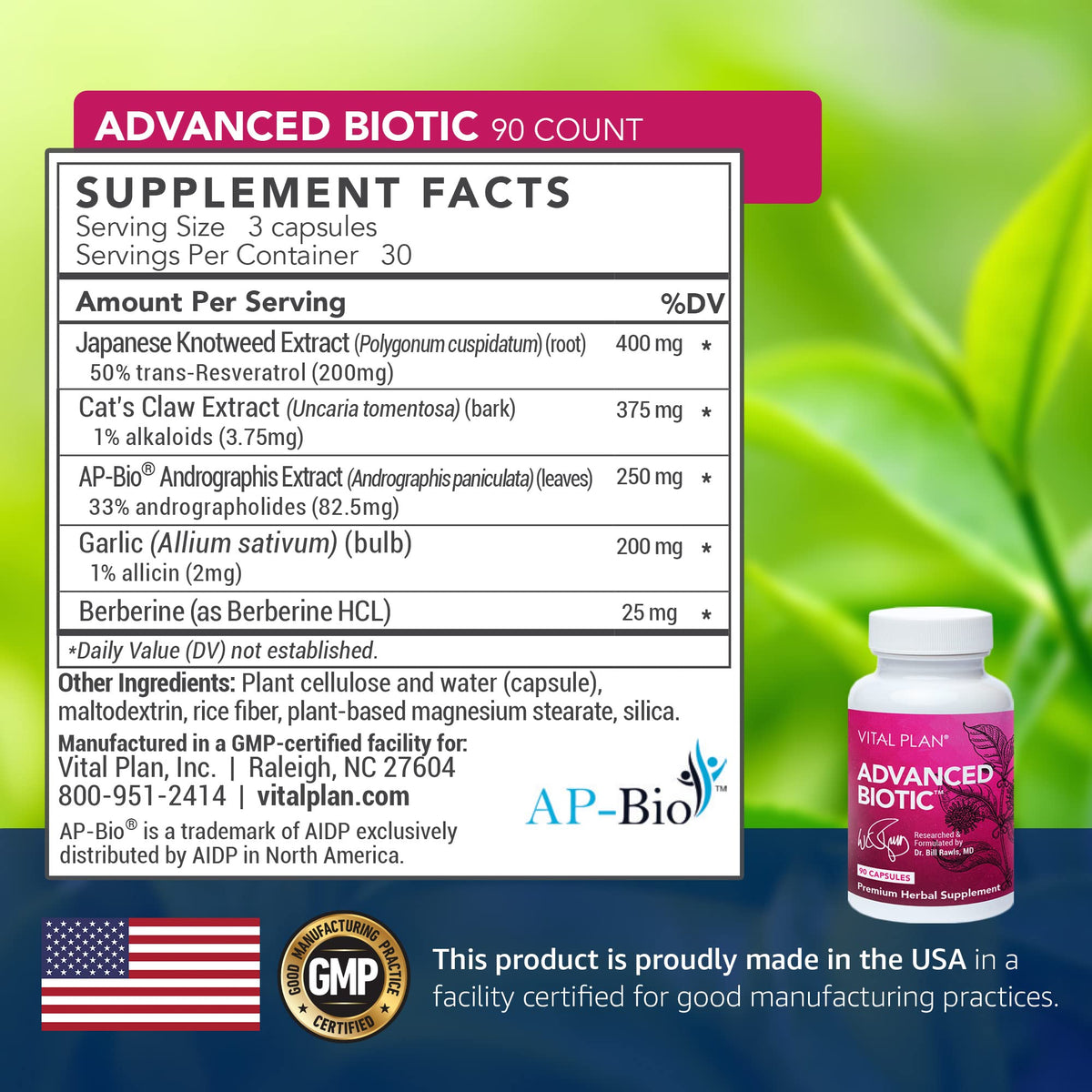 Vital Plan Immune Boost Bundle by Dr. Bill Rawls - 180 Capsules - image 2