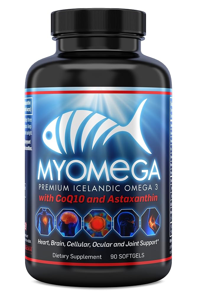 Myogenix Myomega Omega 3 with Co-Q10 & Astaxanthin - 90 Softgels