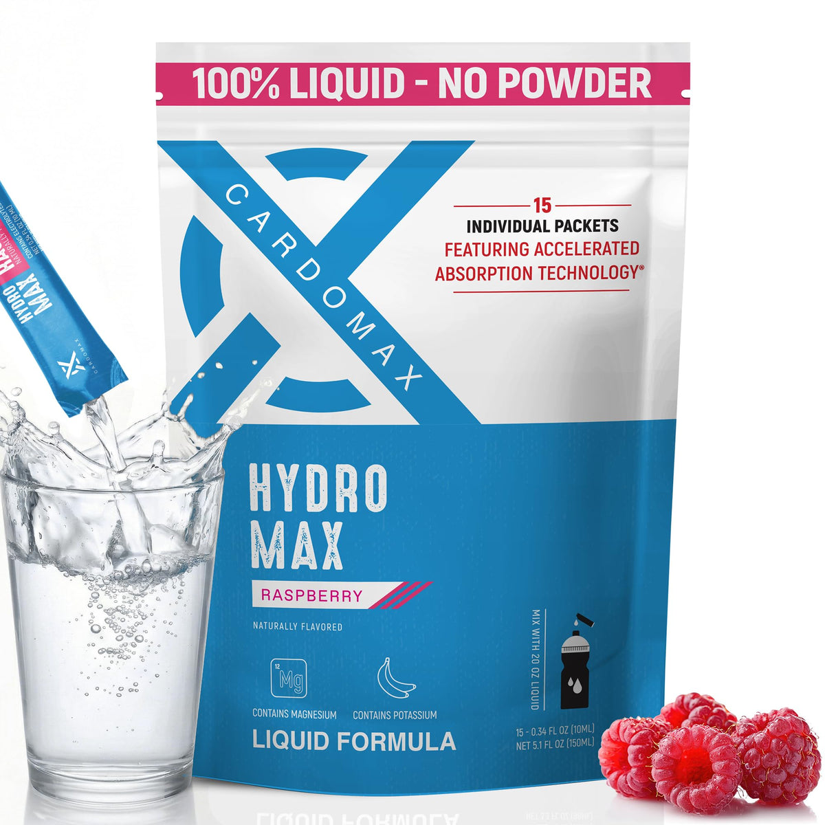CardoMax Clear Liquid Hydration Mix + Electrolytes