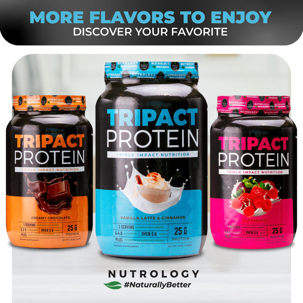Nutrology TRIPACT Protein Powder - 7-in-1 Meal Replacement Shake
