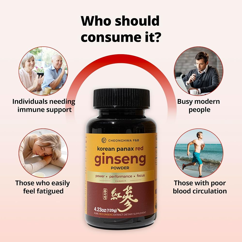 CHEONGHWA F&B Panax Ginseng Powder 10% Ginsenoside - 4.23oz - image 5