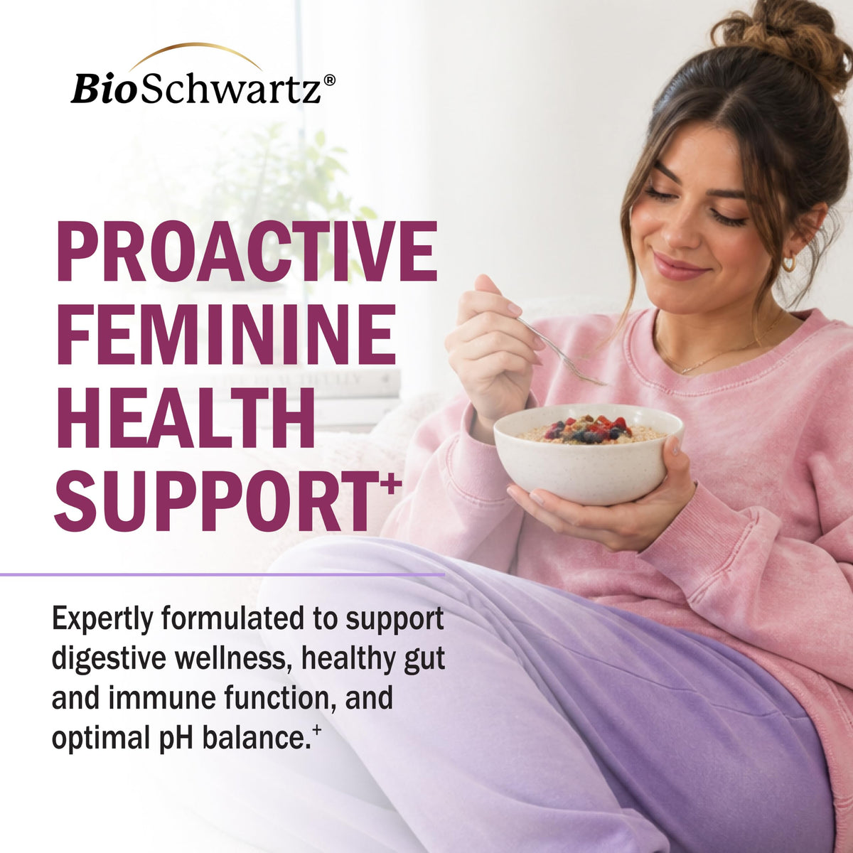 BioSchwartz Prebiotics and Probiotics for Women - for Gut