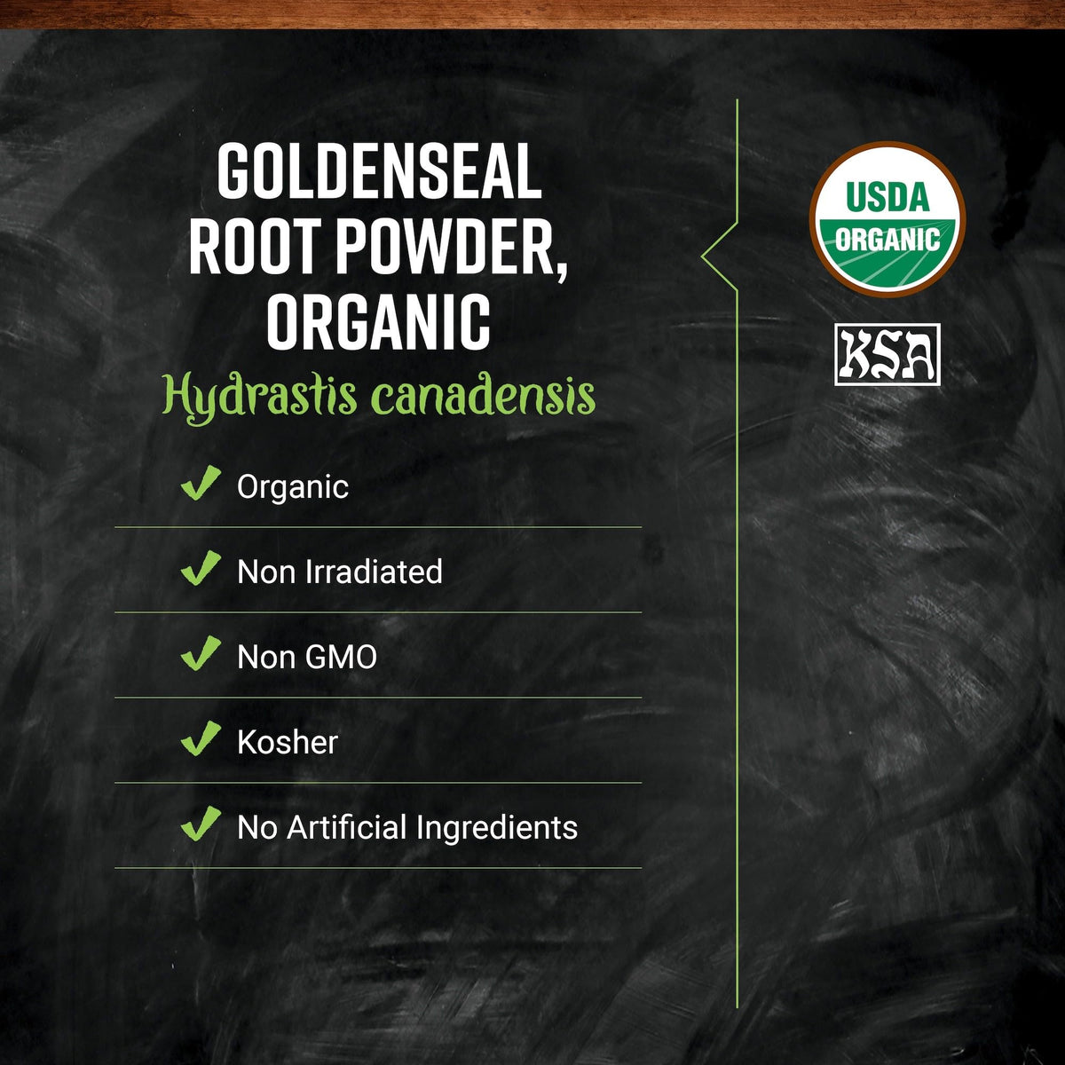 Frontier Co-op Organic Goldenseal Root Powder - 4 oz - image 2
