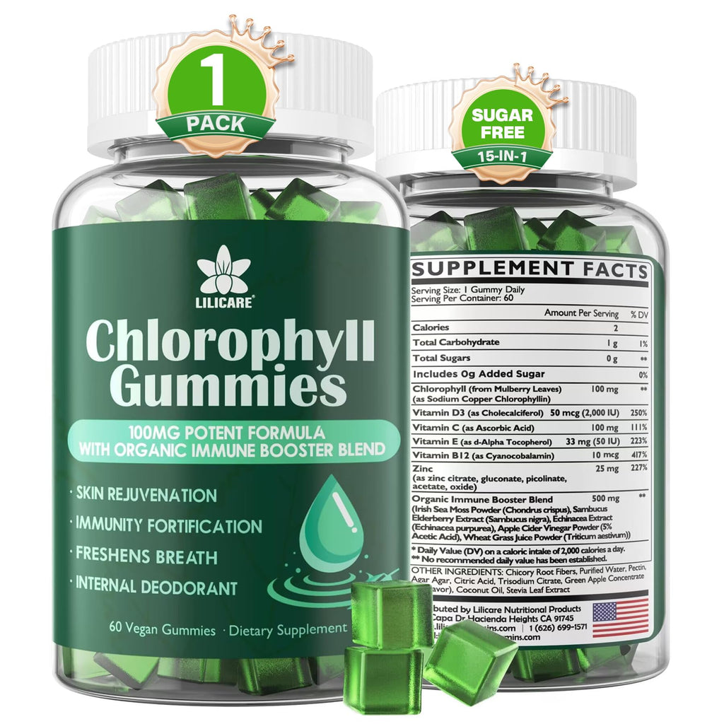 LILICARE Sugar Free Chlorophyll Gummies