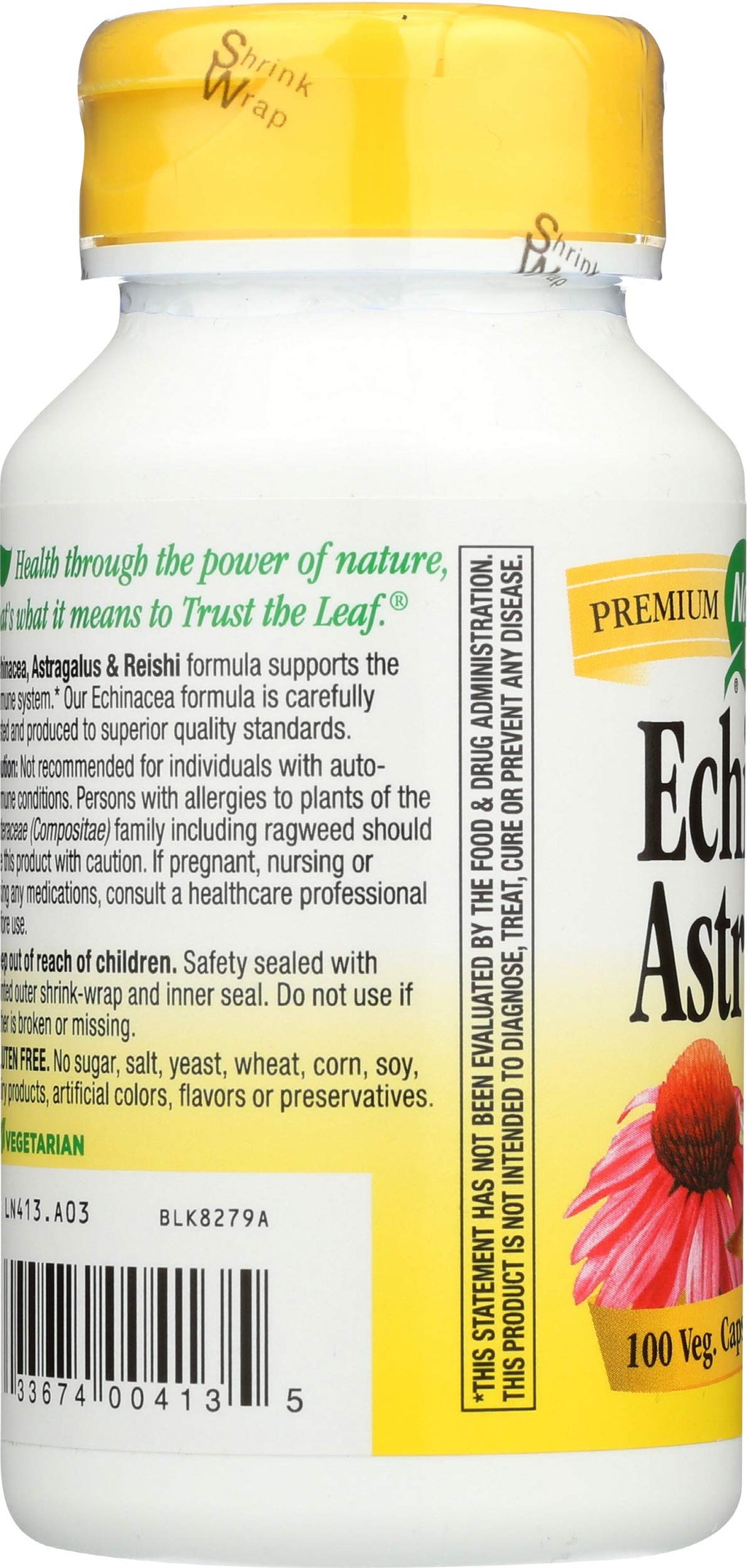 Nature's Way Echinacea Astragalus Reishi - 100 Capsules - image 5