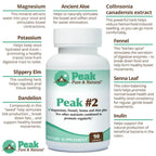 Peak Pure & Natural #2 Bowel Movement Supplement - 90 Capsules - image 2