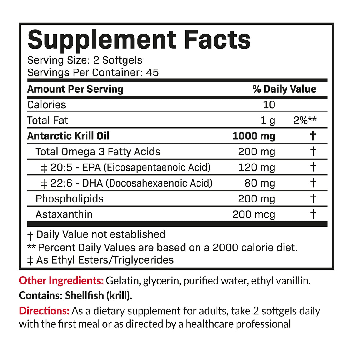 Futurebiotics Antarctic Krill Oil with Omega-3s EPA