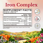 Vitalitown Iron Complex Blood Building Formula - 60 Vegan Capsules - image 2