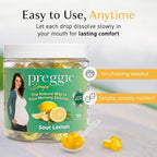 Three Lollies Preggie Pop Drops Sour Lemon Pregnancy Nausea Relief - 32 Count - image 6