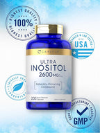 Carlyle Inositol Supplement 2600mg - 200 Capsules - image 5