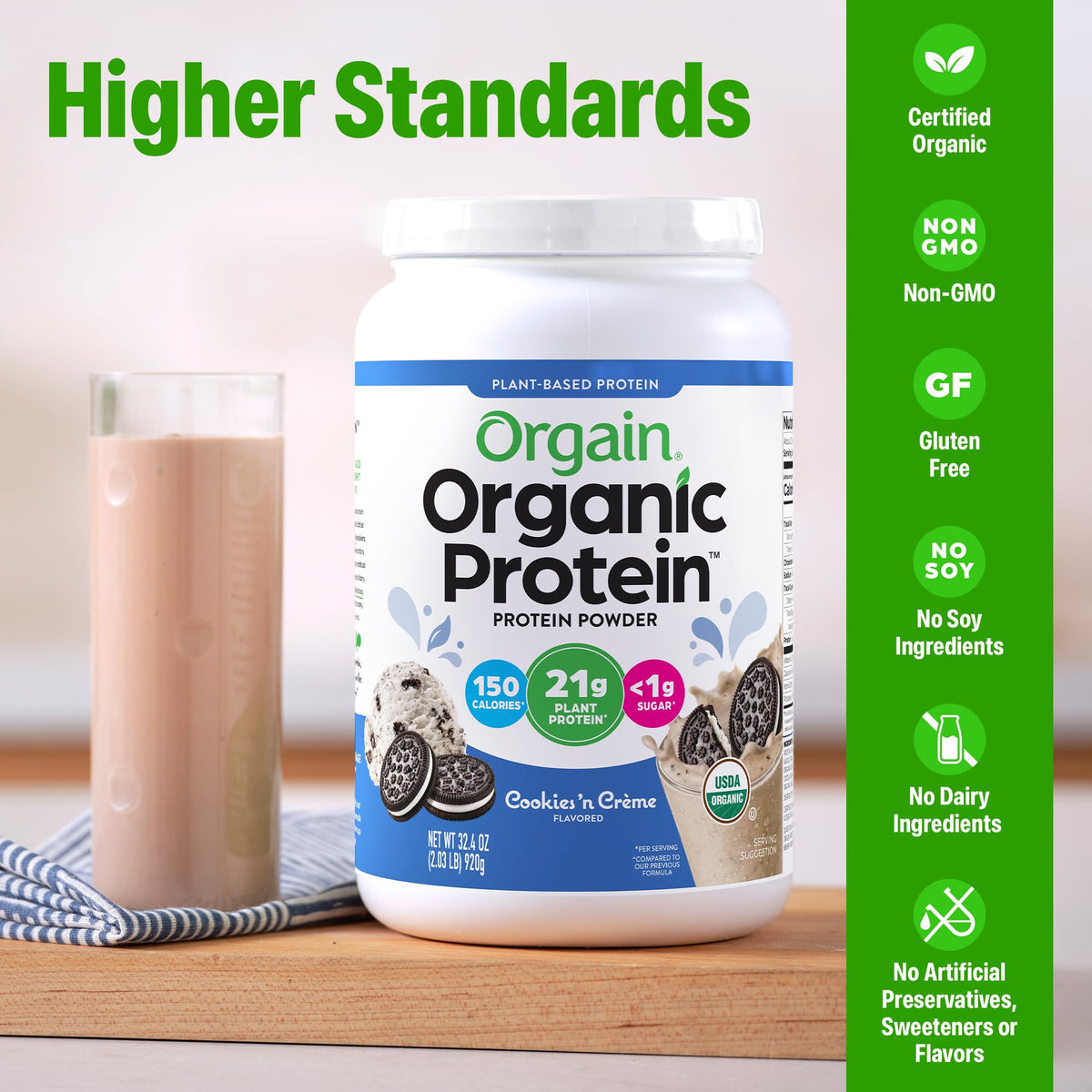 Orgain Organic Vegan Protein Powder